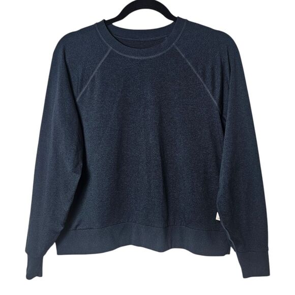 Vuori Tops - Vuori Green Crew Neck Sweatshirt Raglan Sleeve Small Athleisure Gym Work Out